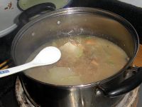 豆泡肉丸冬瓜汤