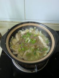 大白菜粉条炖冻豆腐