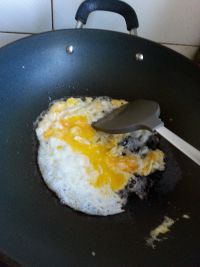 丝瓜虾仁炒鸡蛋