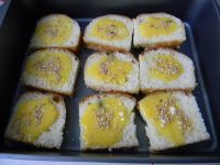 蛋黄烤面包