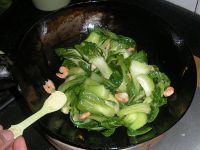 鲜虾仁炒油菜