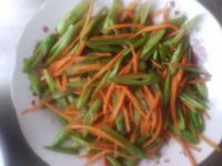 豆角炒胡萝卜