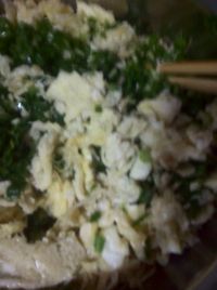 韭菜鸡蛋馅饼