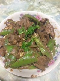 青椒炒鸡肝