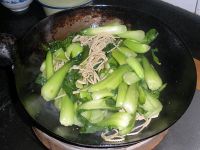 豆腐丝炒油菜