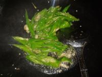青椒炒豆皮