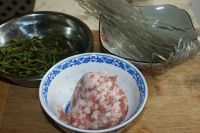干豇豆肉末炖粉条