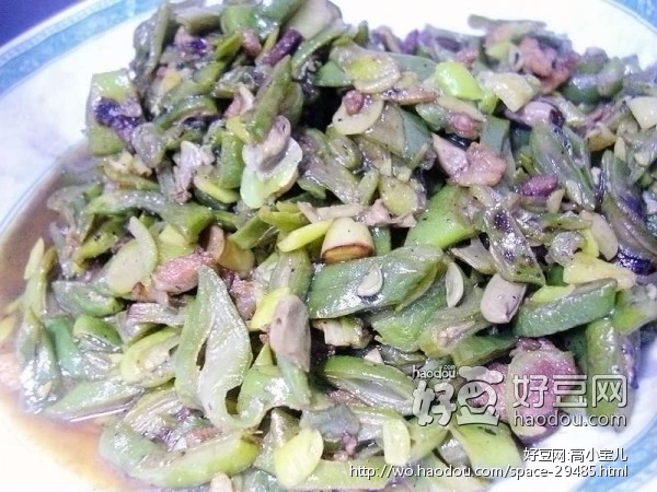 美味豆角丝，一菜两用