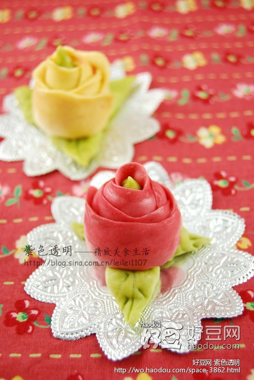 象征爱情的年菜 玫瑰花包