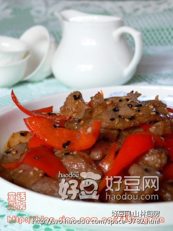 红椒炒肉