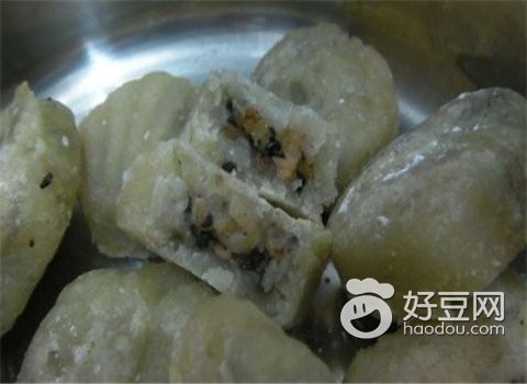 水晶绿豆馅饼