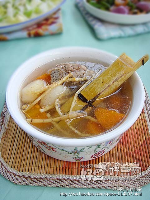 竹蔗茅根胡萝卜汤