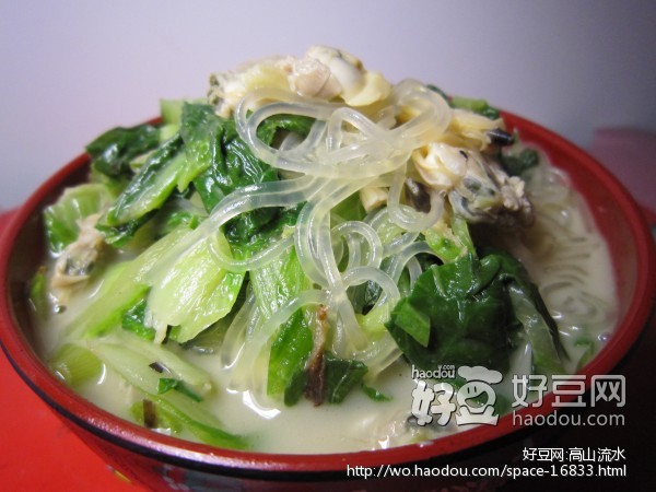 蛤蜊青菜汤