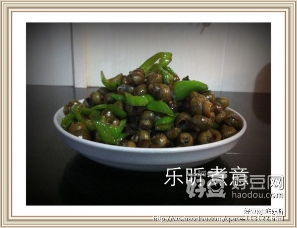 紫苏豉椒炒石螺