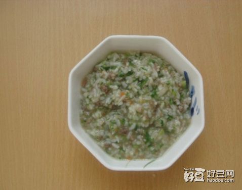 牛骨青菜粥