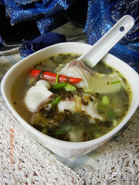 酸菜青鱼片汤
