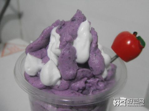 紫薯奶油冰激凌