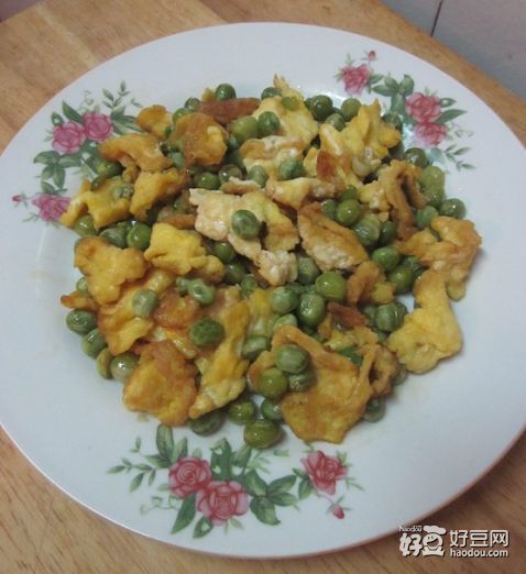 豌豆炒鸡蛋