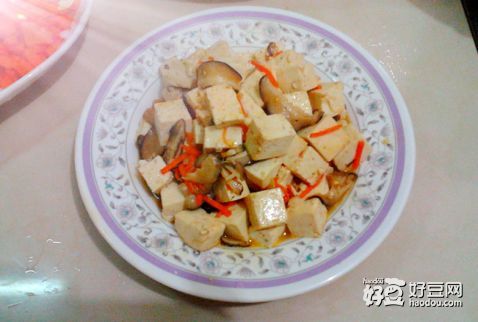 香菇炒豆腐