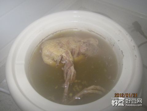 鸽子绿豆汤