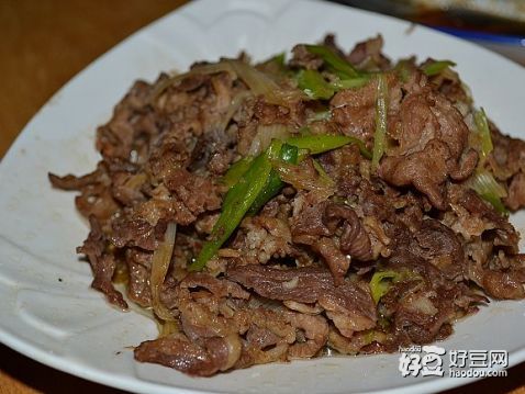 大葱爆牛肉