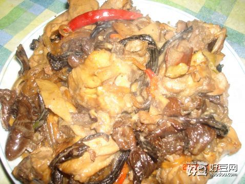 小苯鸡炖蘑菇粉条