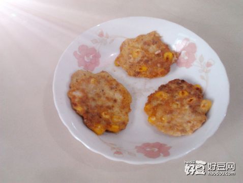 玉米小肉饼