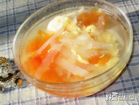 白萝卜西红柿汤