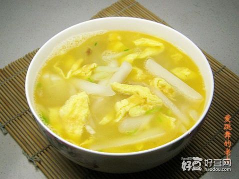 北杆菜蛋皮汤