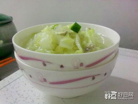 白菜肉末汤