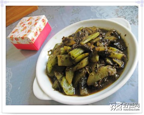橄榄菜炒莴笋