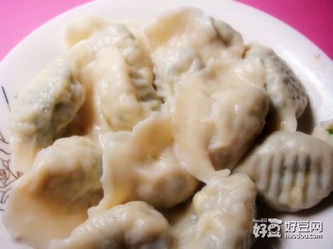 菠菜鸡蛋素水饺