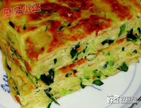 黄瓜厚蛋饼