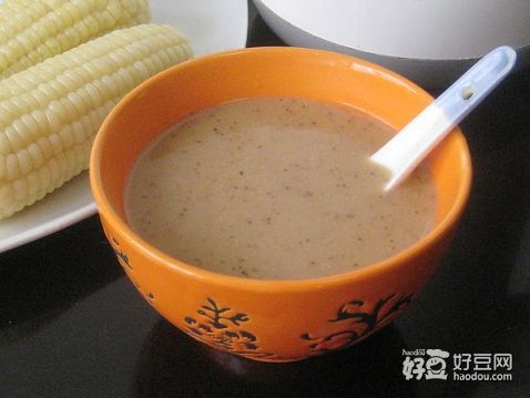 红枣核桃鲜玉米糊