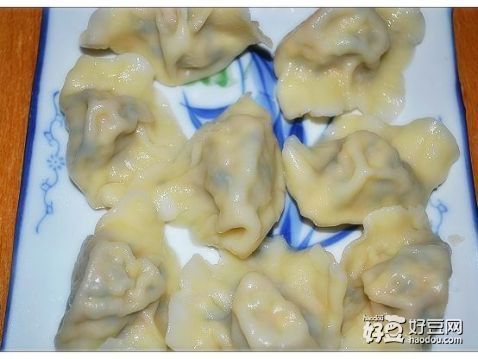 鱼肉荠菜水饺