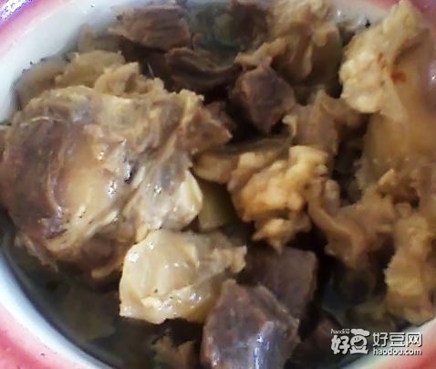 炖牛肉蹄筋