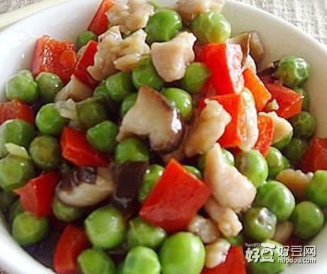 清炒豌豆香菇