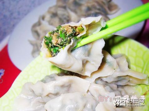 荠菜猪肉水饺