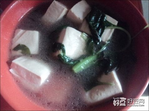 豆腐蔊菜汤
