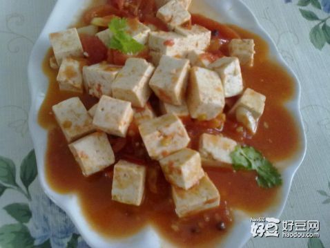 山柿子炒豆腐