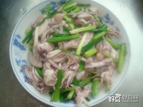 海兔炒韭菜