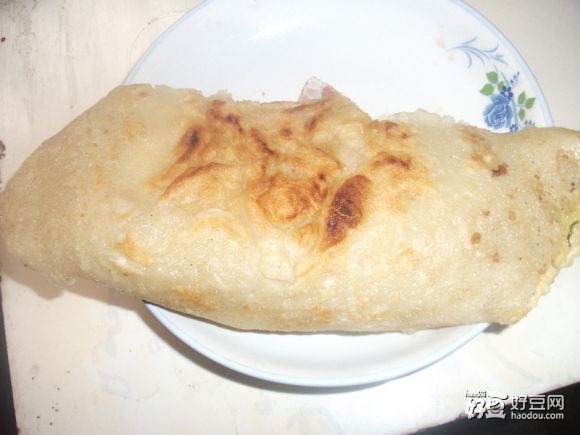 火腿肠鸡蛋煎饼