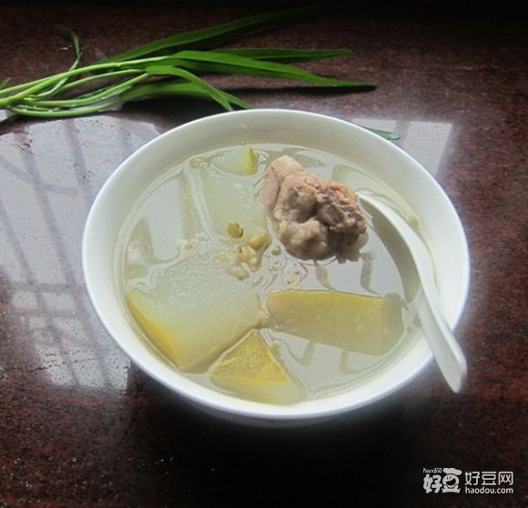 冬瓜绿豆猪骨汤