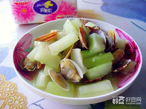 葫瓜炒花蛤