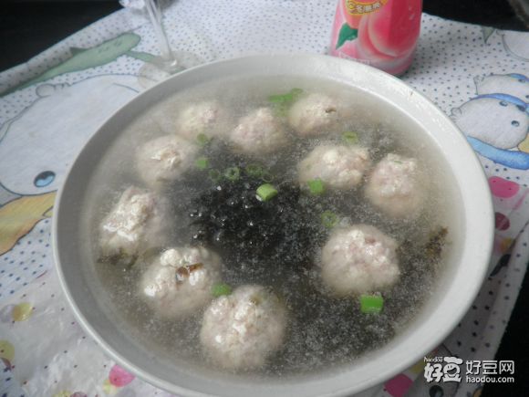 紫菜肉圆汤