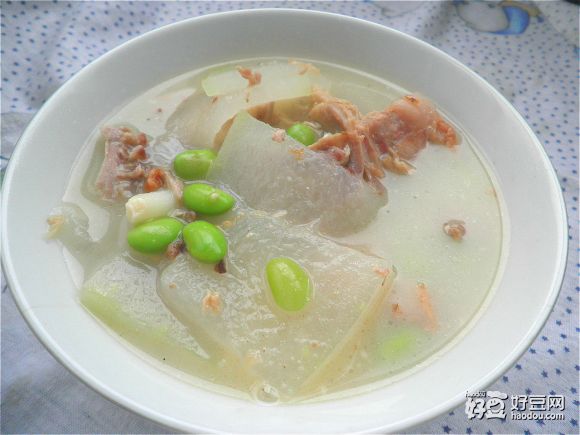 鸭架冬瓜汤