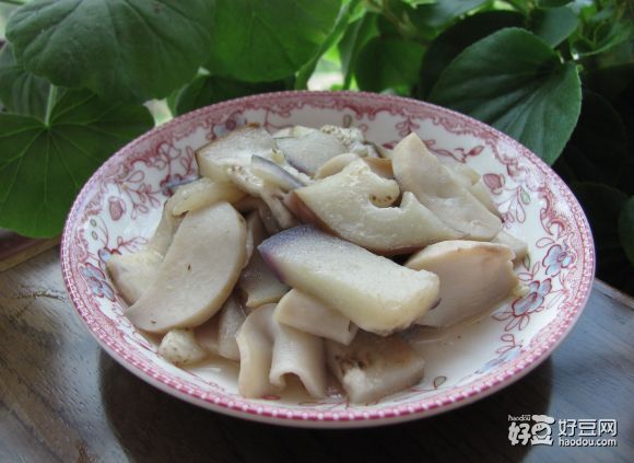 圆茄炒杏鲍菇