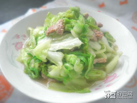 圆白菜炒肉