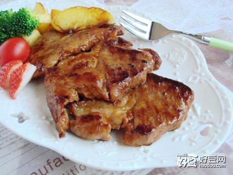 香煎梅花肉排