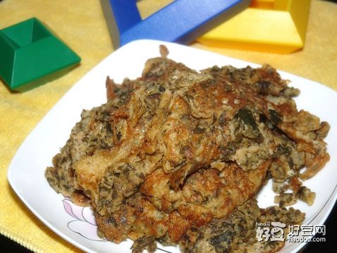 香煎香椿饼